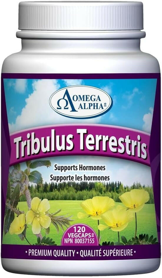 Tribulus Terrestris | Omega Alpha® | 20 Vegetable Capsules - Coal Harbour Pharmacy