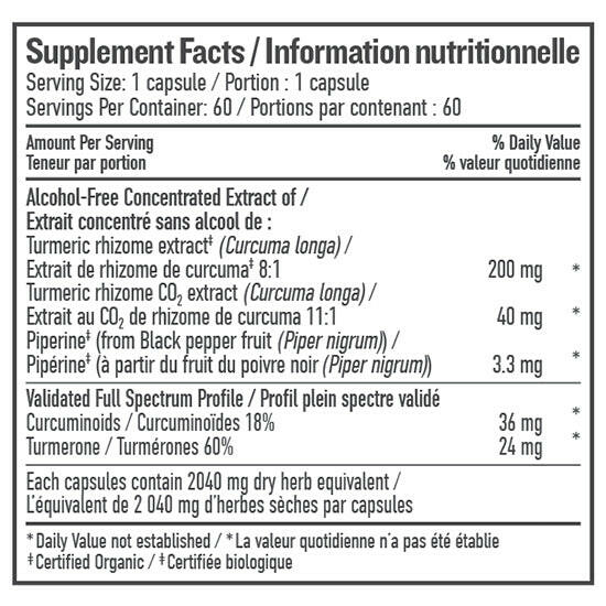 Turmeric Liquid Capsule | Botanica | 60 Capsules - Coal Harbour Pharmacy