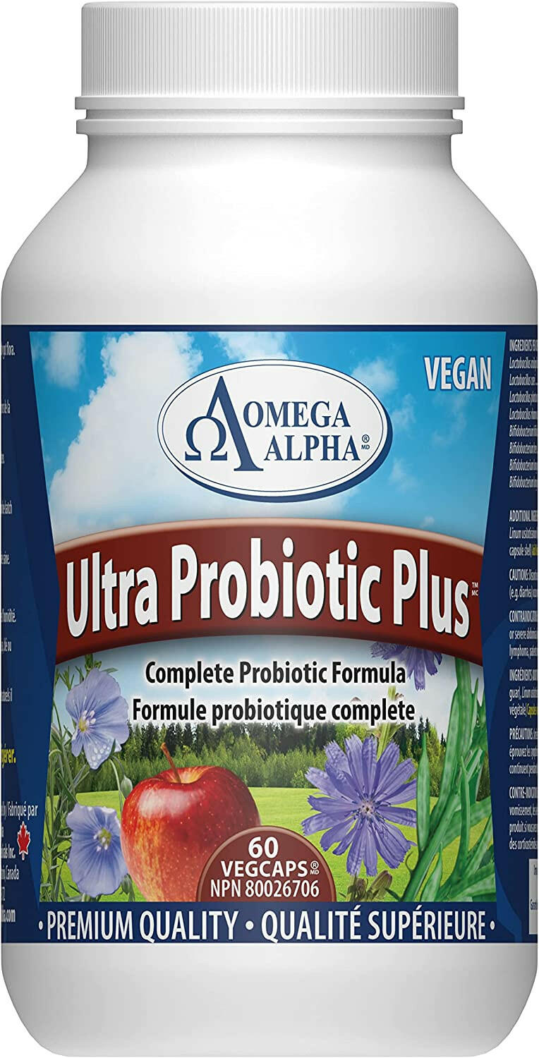 Ultra Probiotic Plus | Omega Alpha® | 60 Veggie Capsule - Coal Harbour Pharmacy