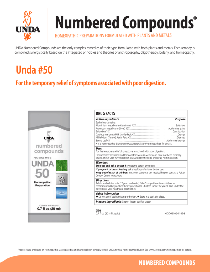 Unda 50 | UNDA Numbered Compounds | 0.7 fl. oz (20mL) - Coal Harbour Pharmacy
