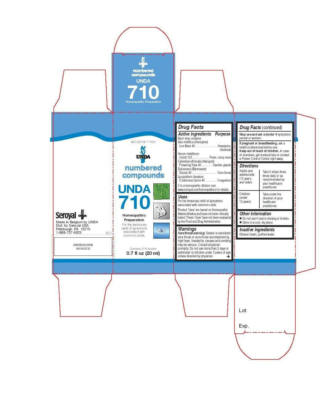 Unda 710 | UNDA Numbered Compounds | 0.7 fl. oz (20mL) - Coal Harbour Pharmacy