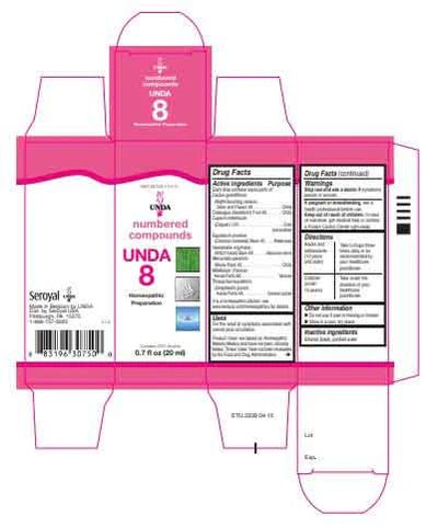 Unda 8 | UNDA Numbered Compounds | 0.7 fl. oz (20mL) - Coal Harbour Pharmacy