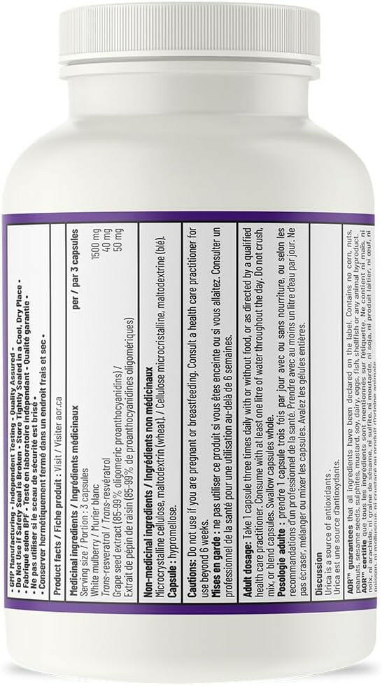 Urica | AOR™ | 90 Capsules - Coal Harbour Pharmacy