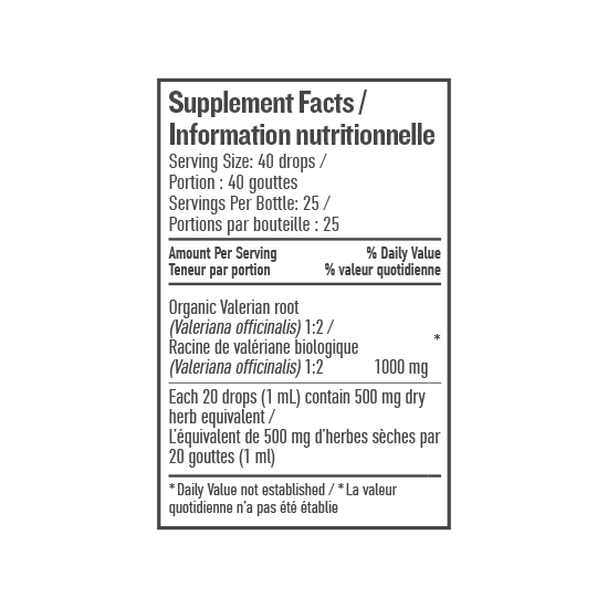 Valerian Liquid Herb | Botanica | 50 mL - Coal Harbour Pharmacy