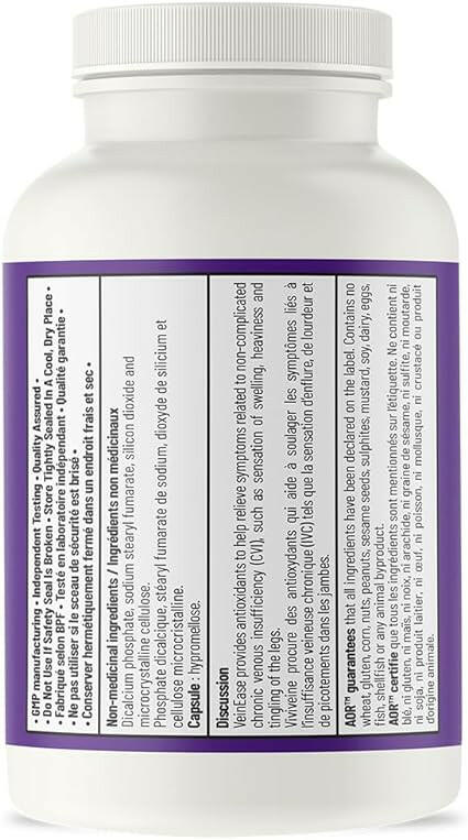VeinEease | AOR™ | 60 Capsules - Coal Harbour Pharmacy