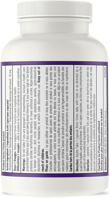 Vinpo-15 | AOR™ | 90 Capsules - Coal Harbour Pharmacy
