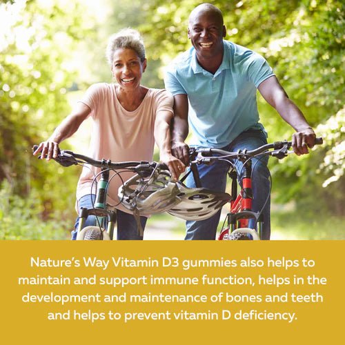 Vitamin D3 Gummies | Nature's Way Canada | 60 Gummies - Coal Harbour Pharmacy