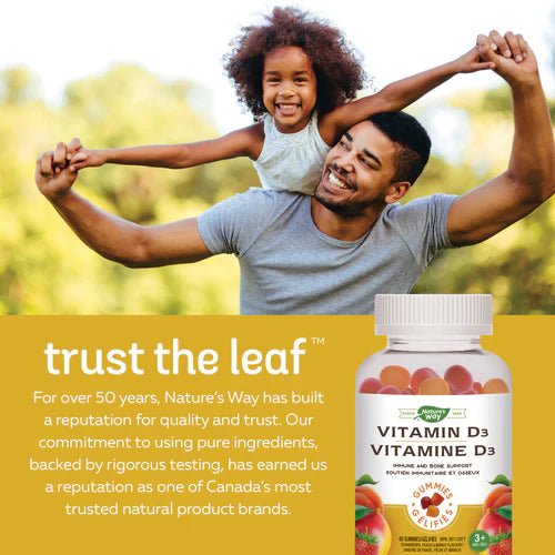Vitamin D3 Gummies | Nature's Way Canada | 60 Gummies - Coal Harbour Pharmacy