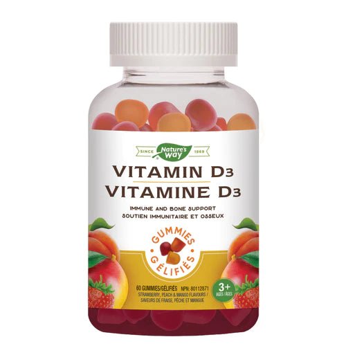 Vitamin D3 Gummies | Nature's Way Canada | 60 Gummies - Coal Harbour Pharmacy