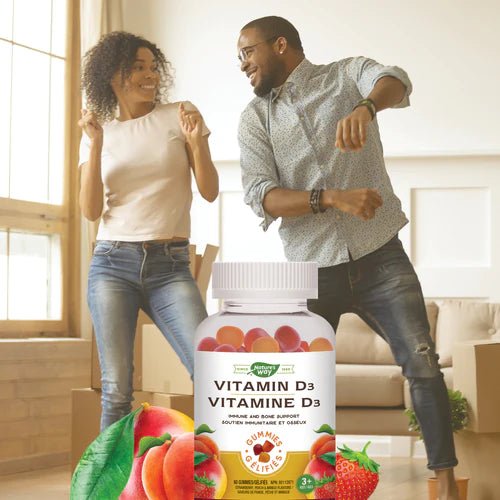 Vitamin D3 Gummies | Nature's Way Canada | 60 Gummies - Coal Harbour Pharmacy