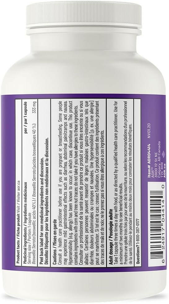 Wildcrafted Boswellia | AOR™ | 90 Capsules - Coal Harbour Pharmacy