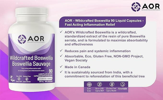 Wildcrafted Boswellia | AOR™ | 90 Capsules - Coal Harbour Pharmacy