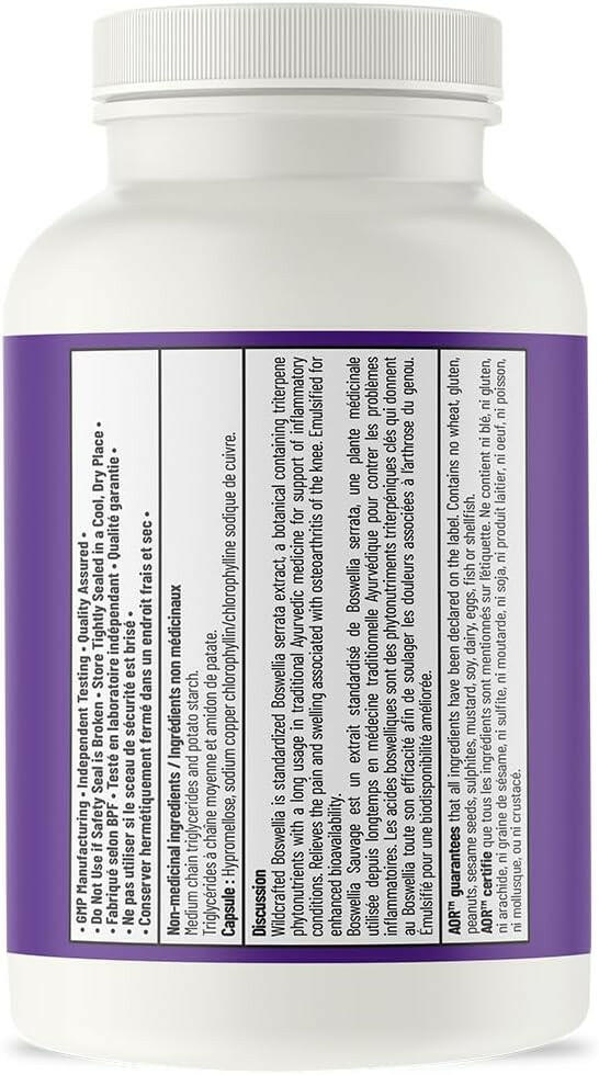 Wildcrafted Boswellia | AOR™ | 90 Capsules - Coal Harbour Pharmacy