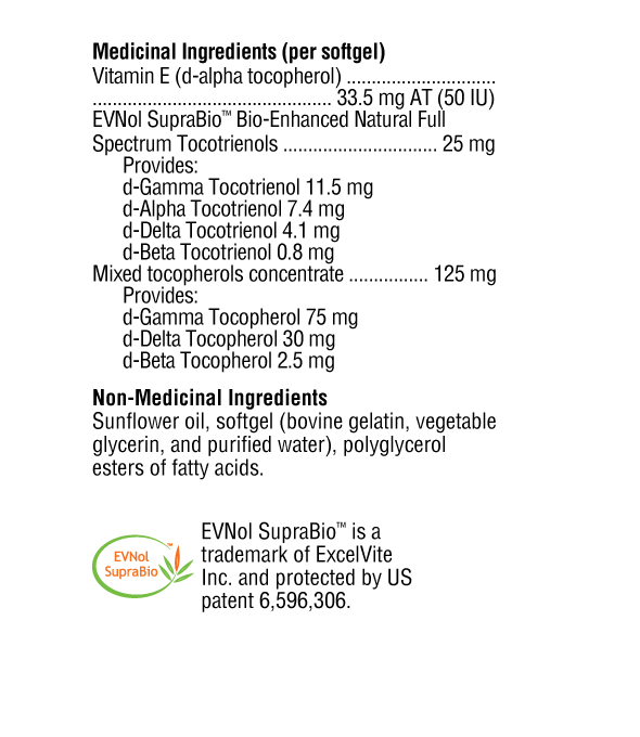 Xcellent E | Xymogen® | 60 Softgels - Coal Harbour Pharmacy