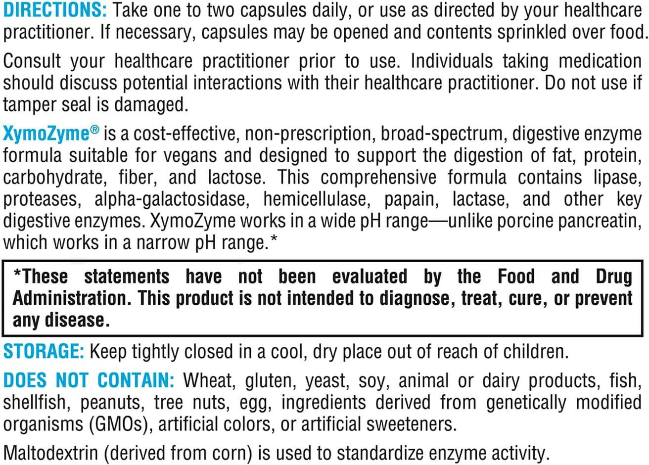 XymoZyme® | Xymogen® | 60 Capsules - Coal Harbour Pharmacy