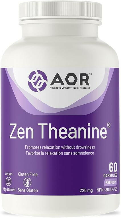 Zen Theanine | AOR™ | 60 or 120 Capsules - Coal Harbour Pharmacy