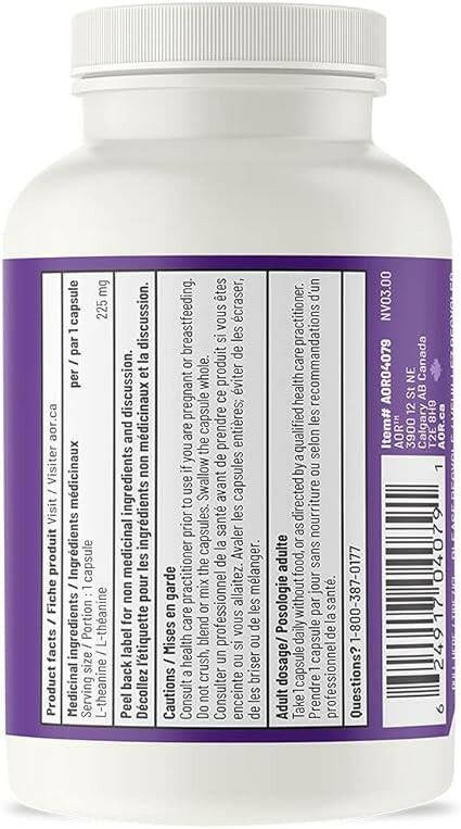 Zen Theanine | AOR™ | 60 or 120 Capsules - Coal Harbour Pharmacy