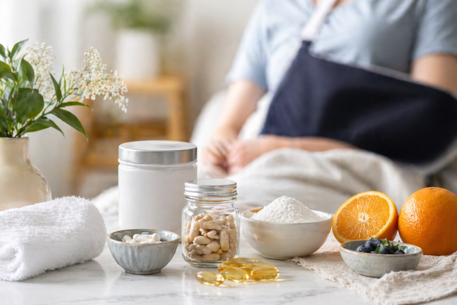 post surgery recovery and wound healing support to heal faster and reduce pain