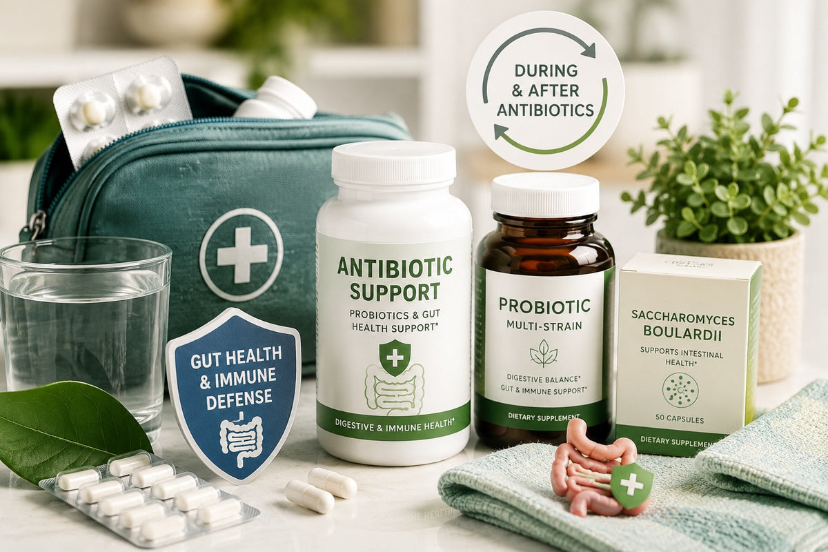 Antibiotic Support – Probiotics, Gut Health & Recovery During and After Antibiotic Use