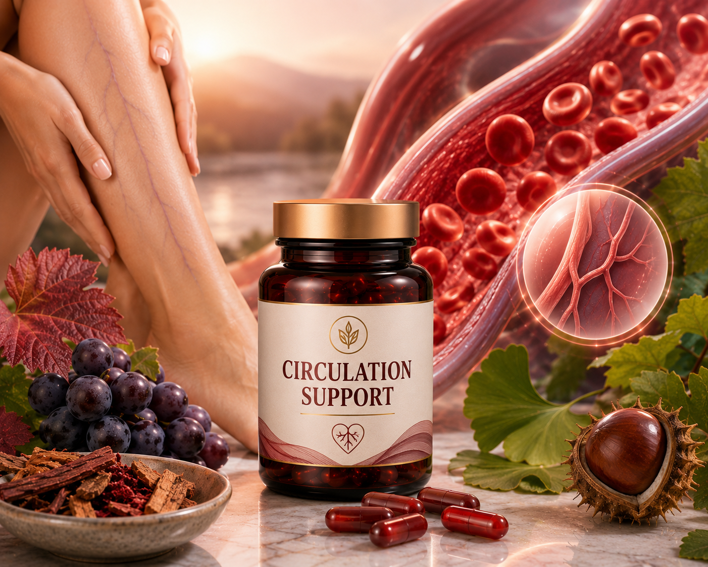 Circulation Support – Healthy Blood Flow, Vein & Vascular Wellness