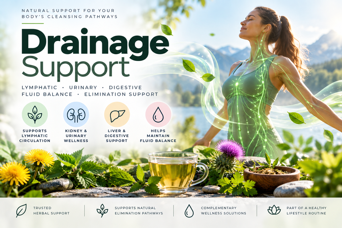 Drainage Support – Lymphatic, Fluid Balance & Elimination Support