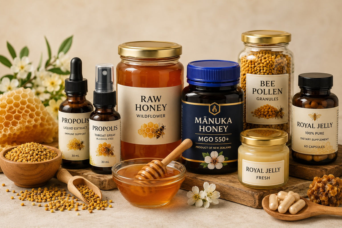 Honey & Bee Products – Natural Nutrition, Throat Comfort & Everyday Wellness