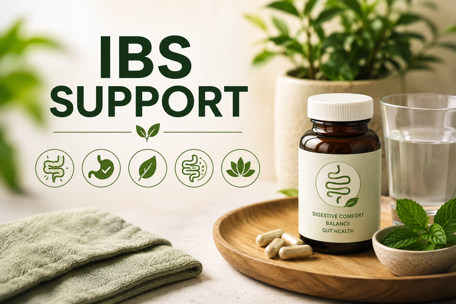 IBS Support – Digestive Comfort, Bloating, Regularity & Gut Health Support
