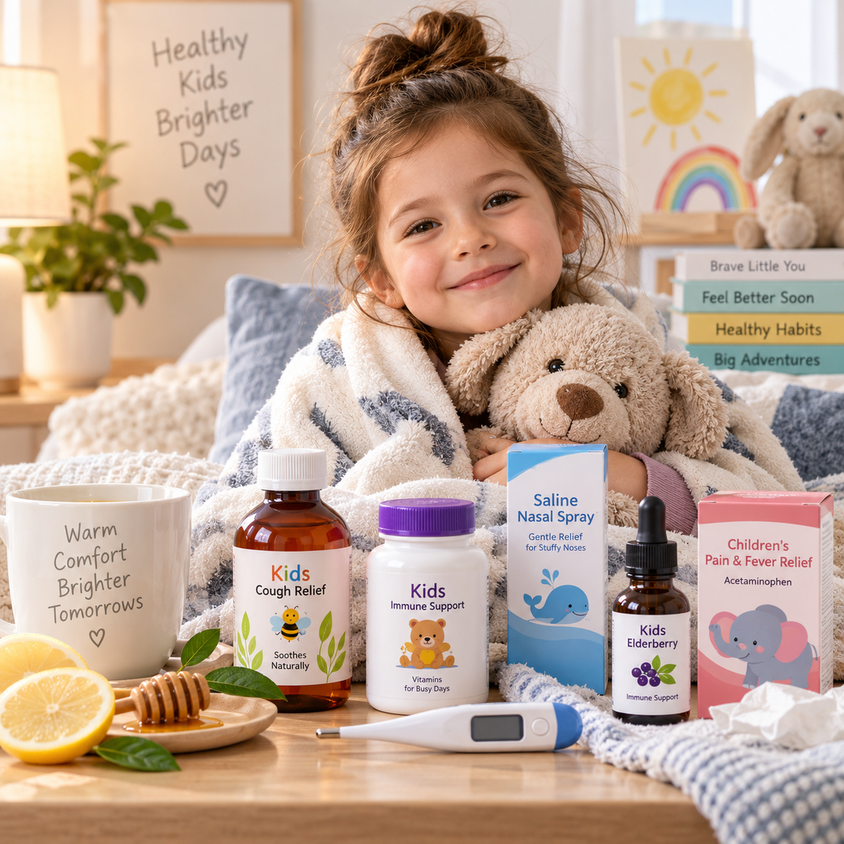 Kids Cold & Flu – OTC Symptom Relief & Natural Health Support