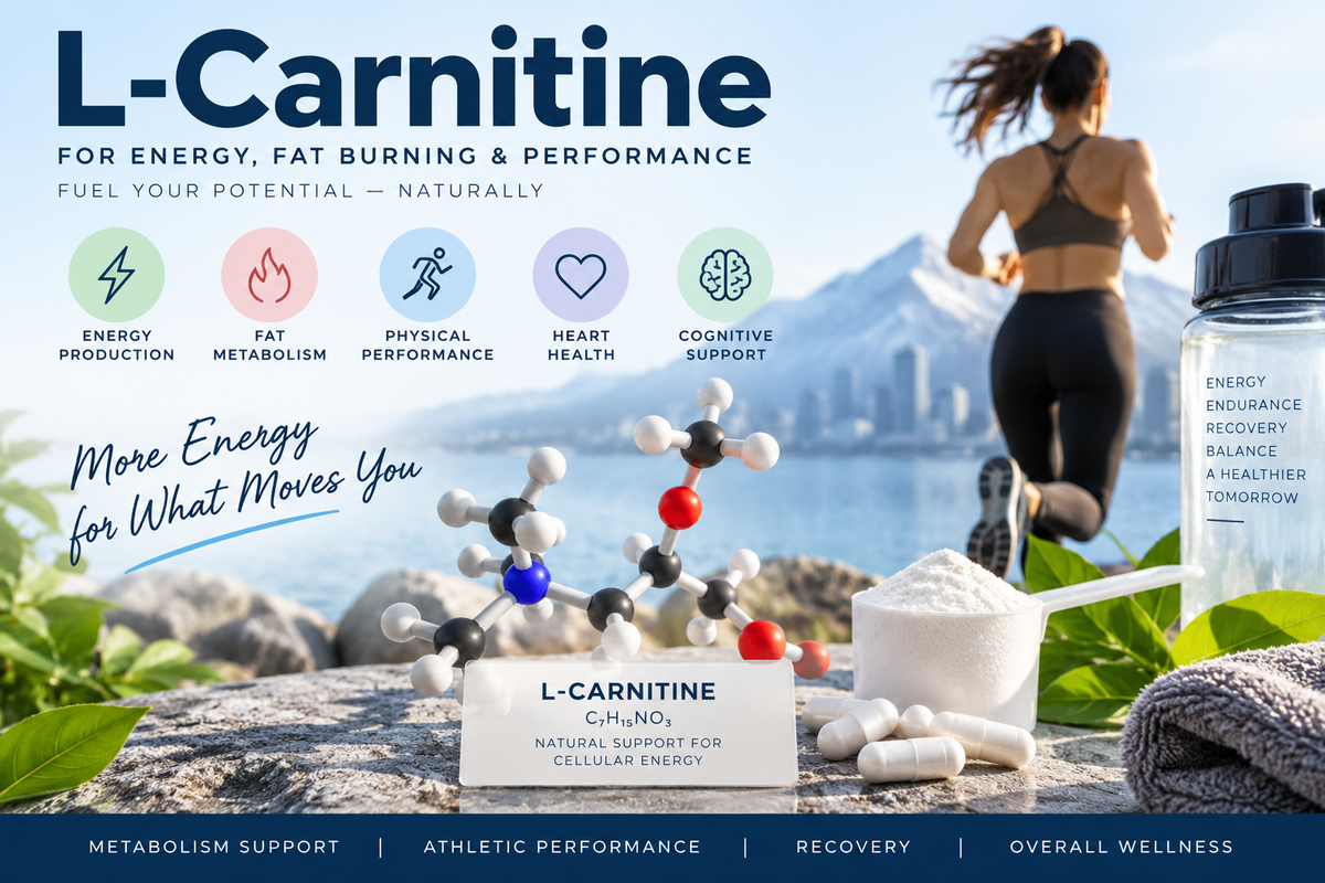 L-Carnitine – Energy Metabolism, Fat Utilization & Performance Support