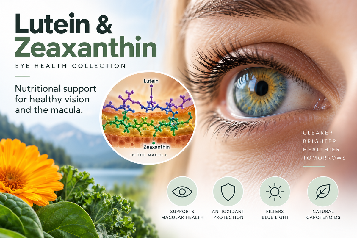 Lutein & Zeaxanthin – Eye, Macular & Visual Health Support