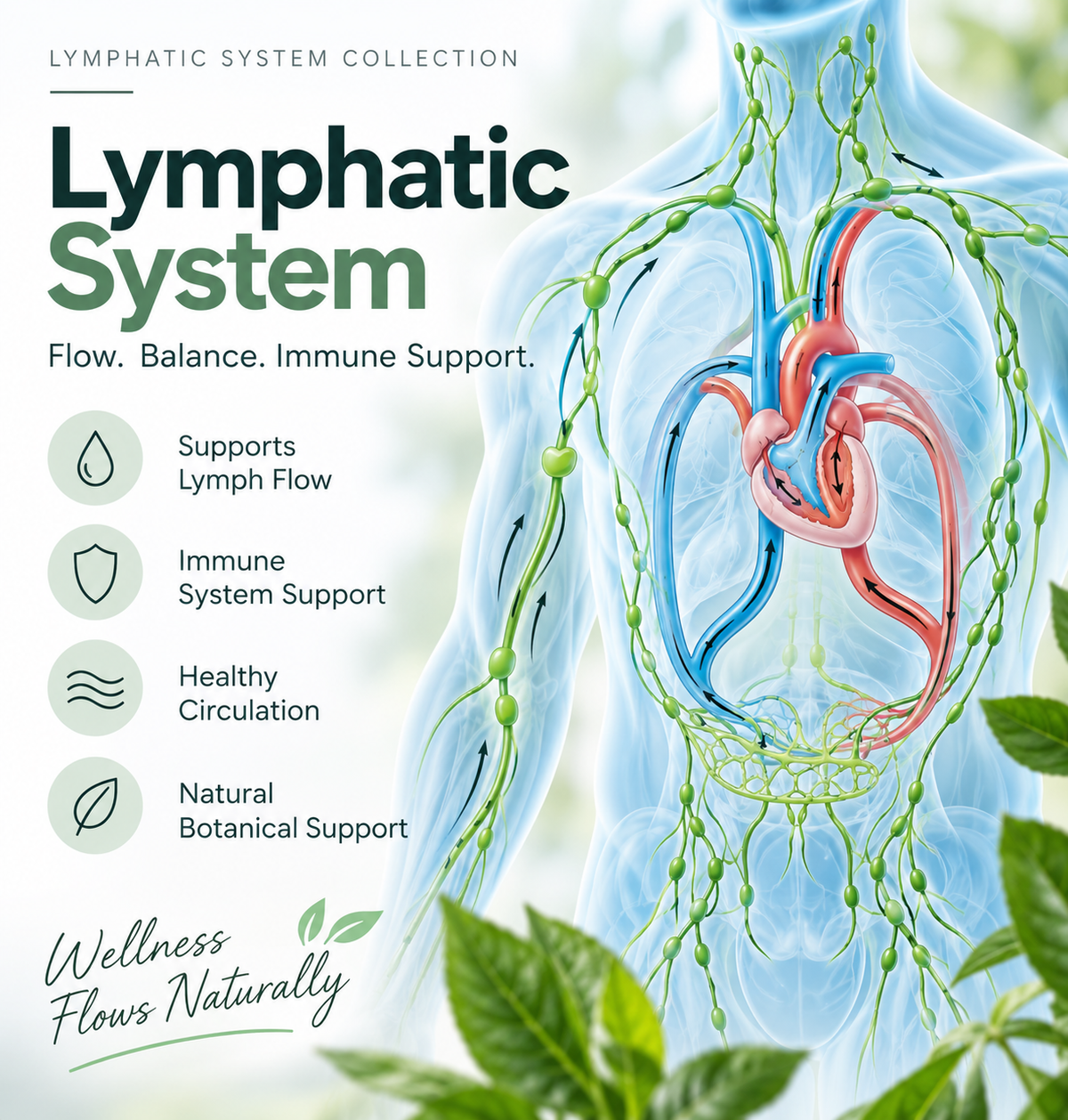 Lymphatic System – Lymph Flow, Circulation & Immune Support