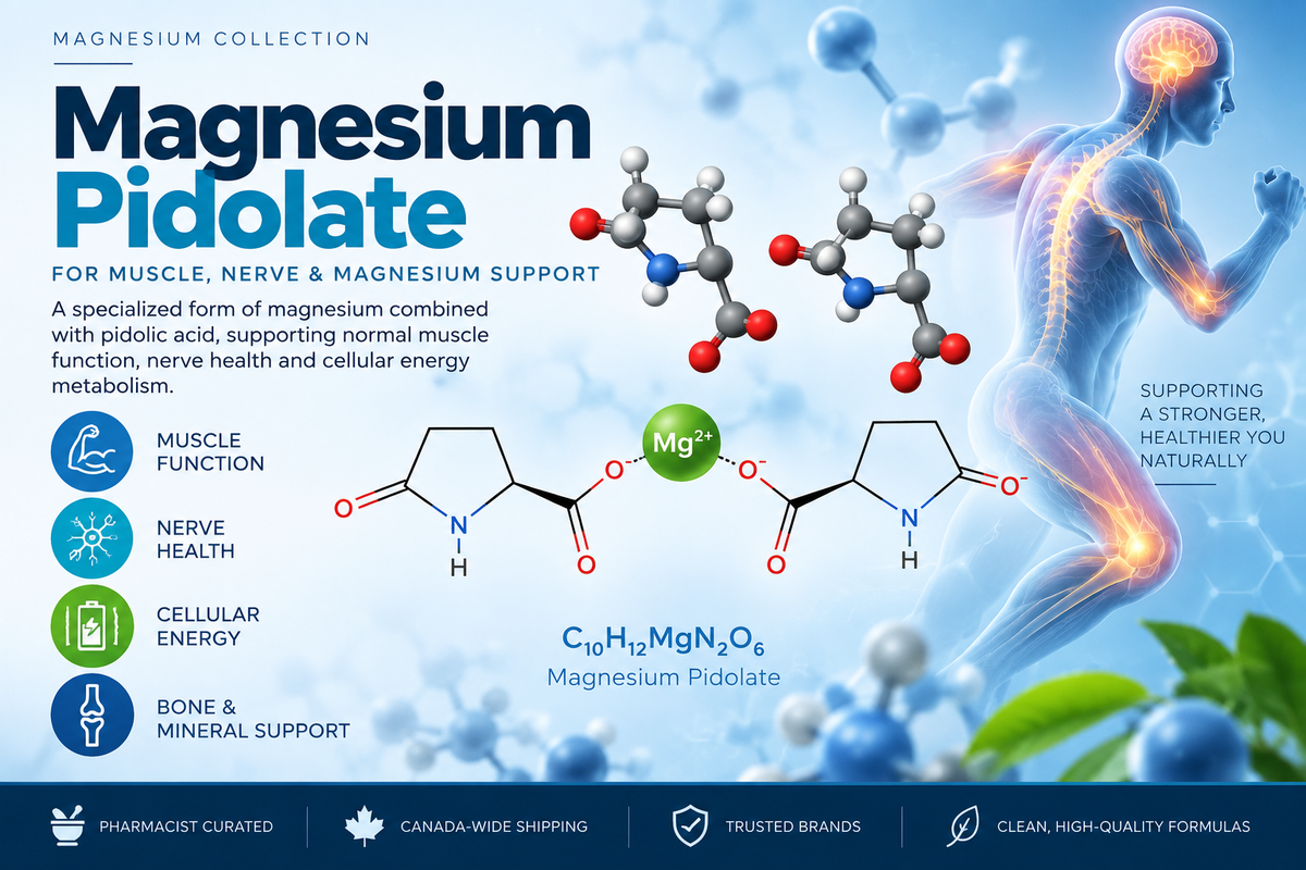 Magnesium Pidolate – Muscle, Nerve & Magnesium Support
