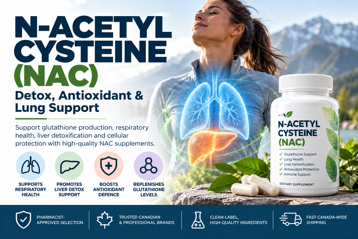 N-Acetylcysteine (NAC) – Glutathione, Antioxidant & Respiratory Support