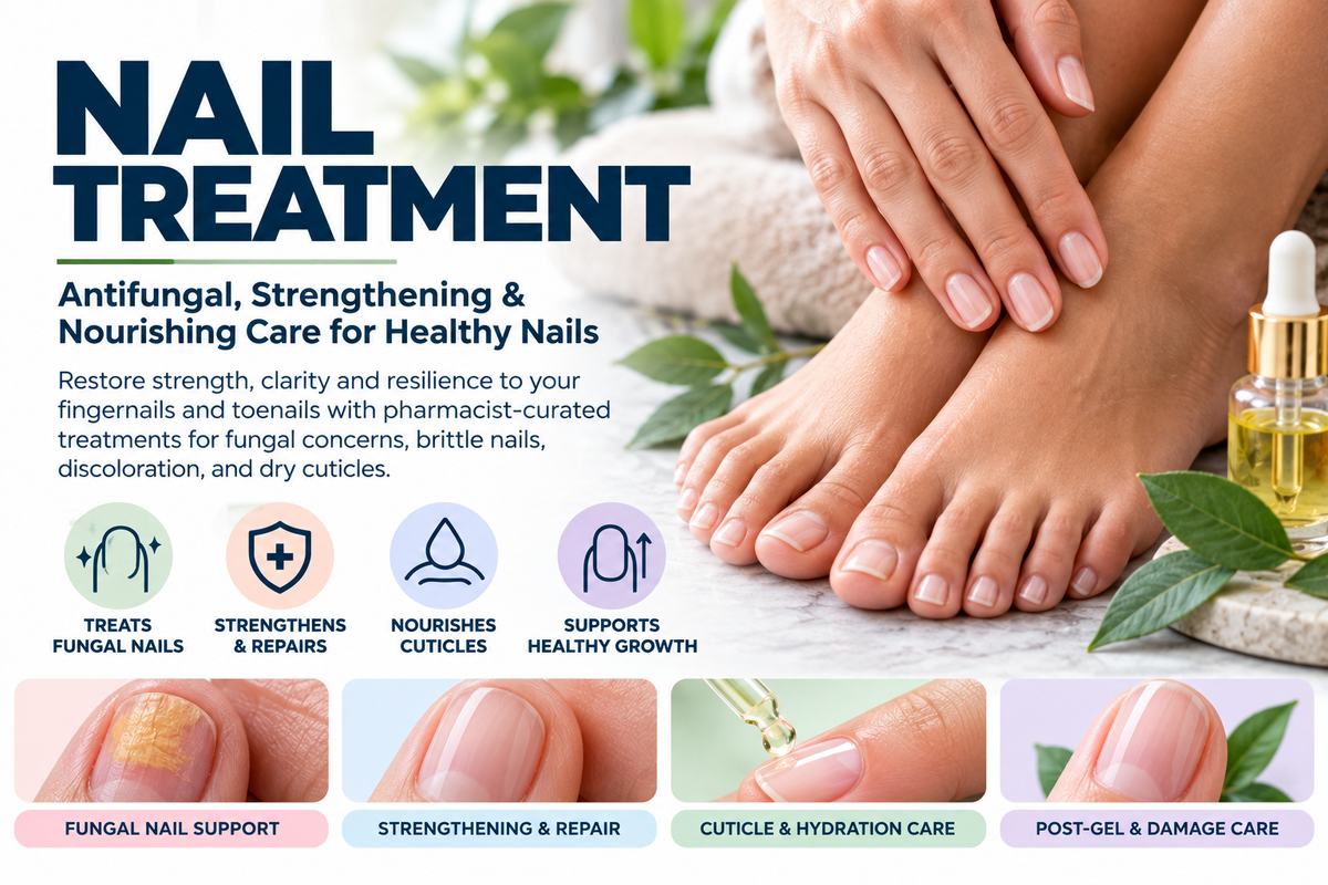 Nail Treatment – Antifungal, Strengthening & Nourishing Nail Care