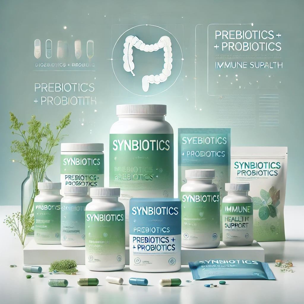 Synbiotics Supplements | Probiotic + Prebiotic Gut Health Support ...