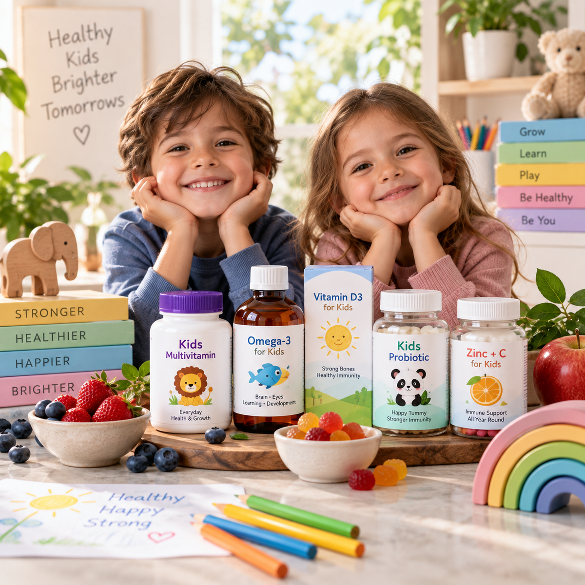 Kids Foundational Nutrition – Children’s Vitamins, Minerals & Growth Support