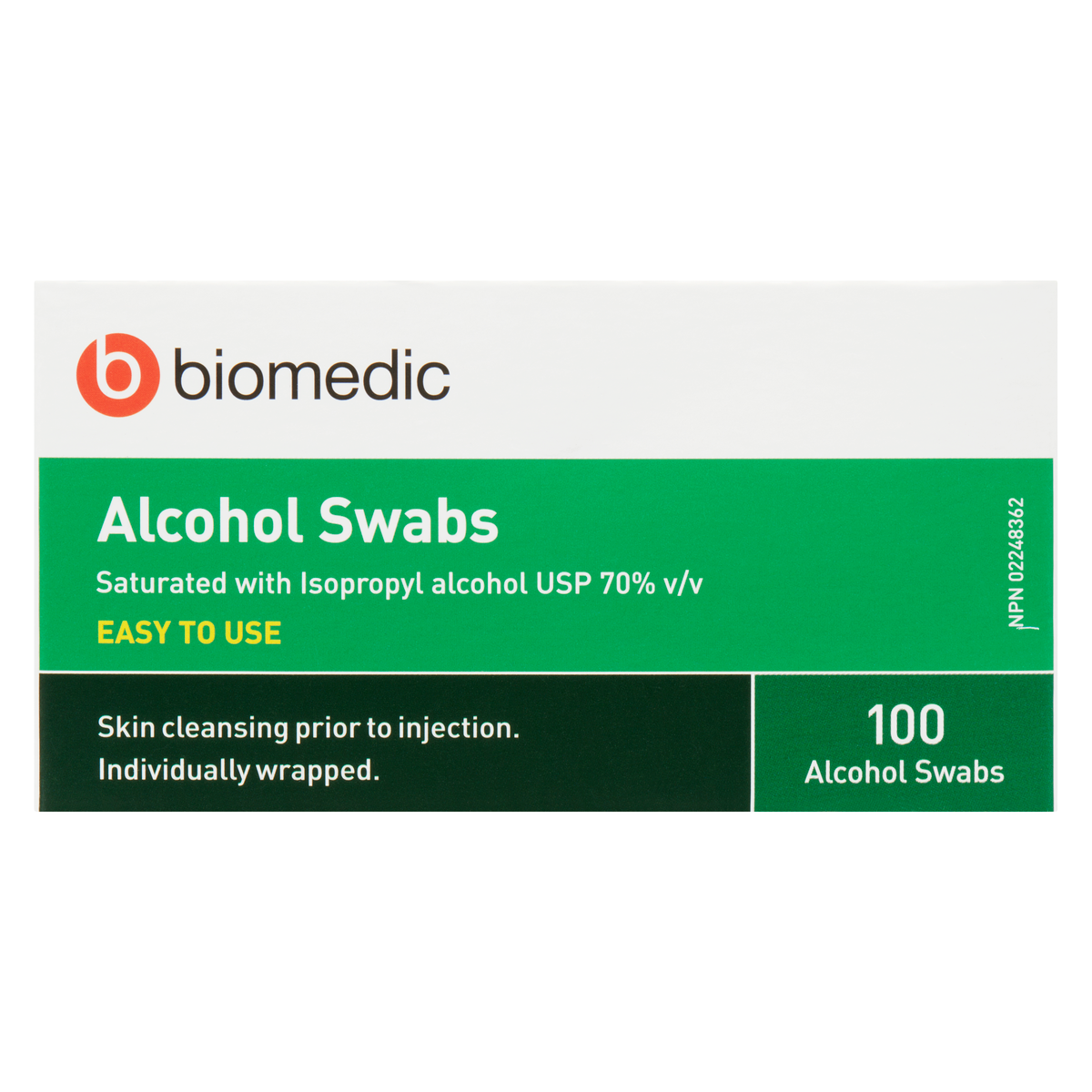 alcohol swabs | Biomedic | Box of 100