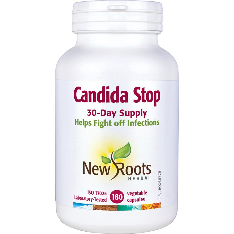 Candida Stop | New Roots HERBAL® | 90 or 180 Capsules