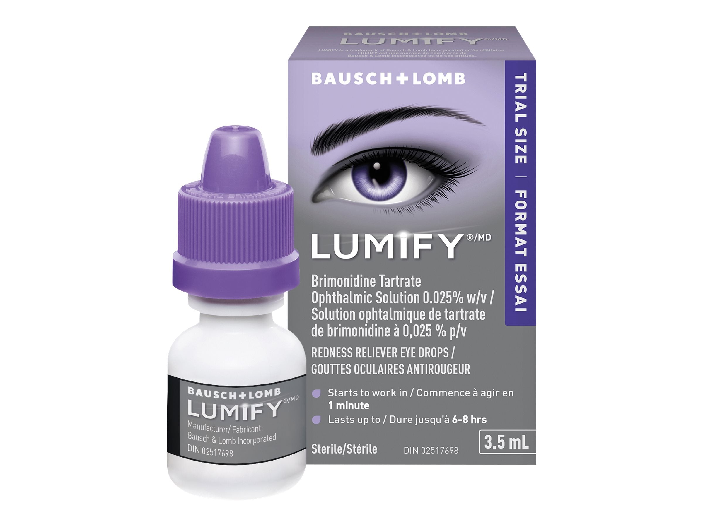 Lumify Redness Reliever  | Bausch + Lomb | 3.5 OR 7.5 mL