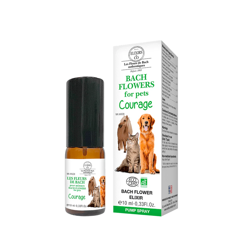 Courage for Pets Organic | Bach Flowers|  10 mL