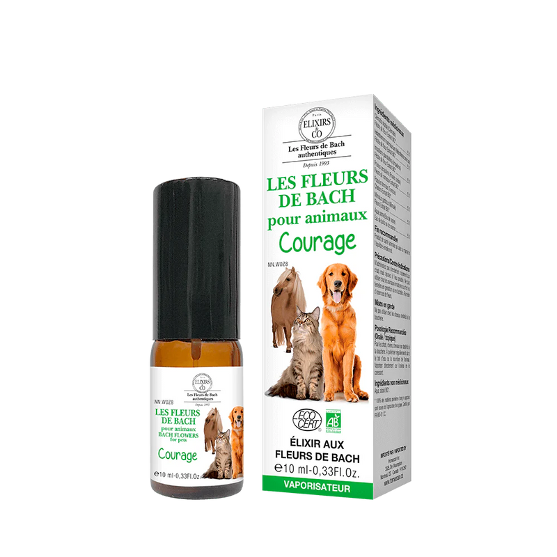 Courage for Pets Organic | Bach Flowers|  10 mL