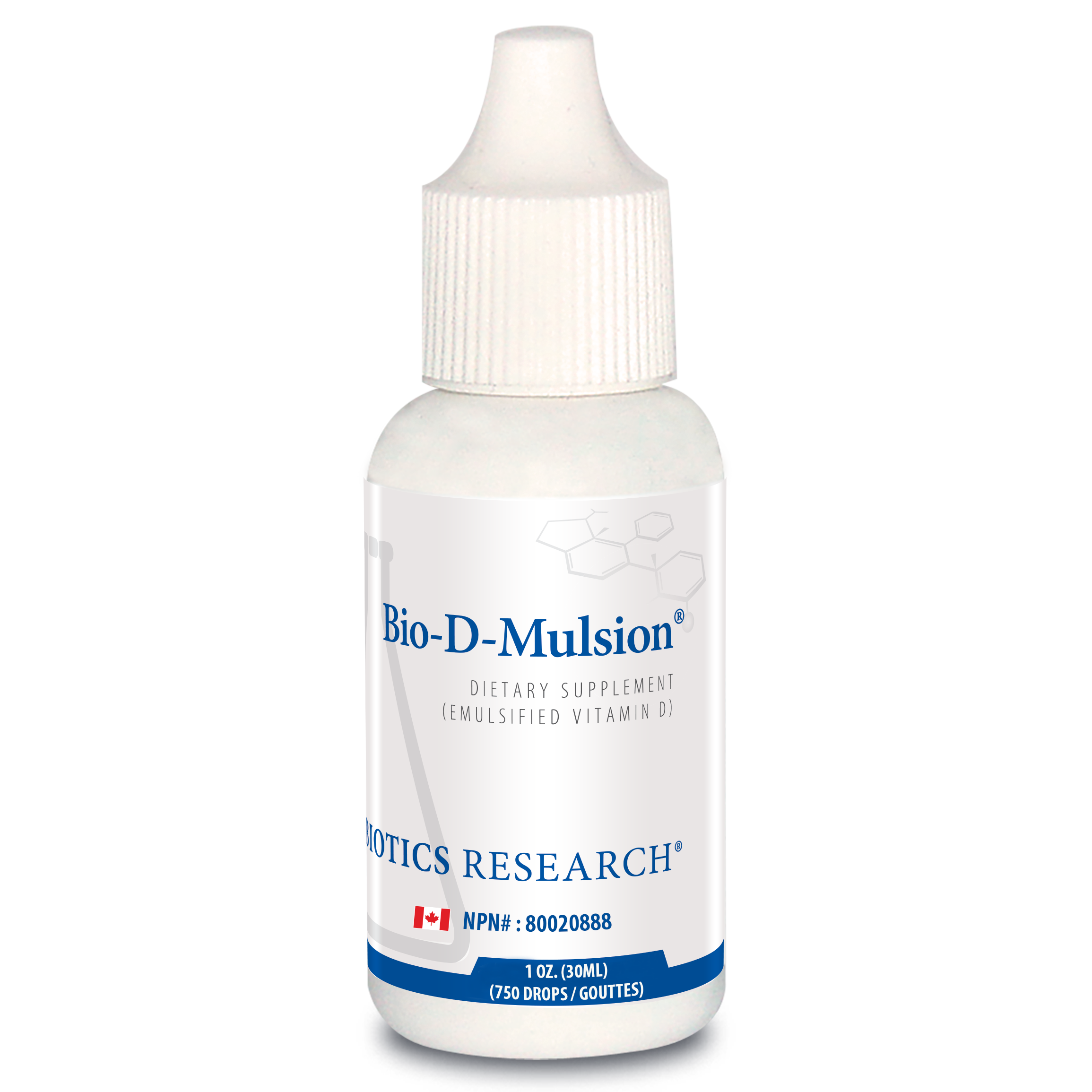 Bio-D-Mulsion | Biotics Research® | 1 fl. oz. (29.57 mL)