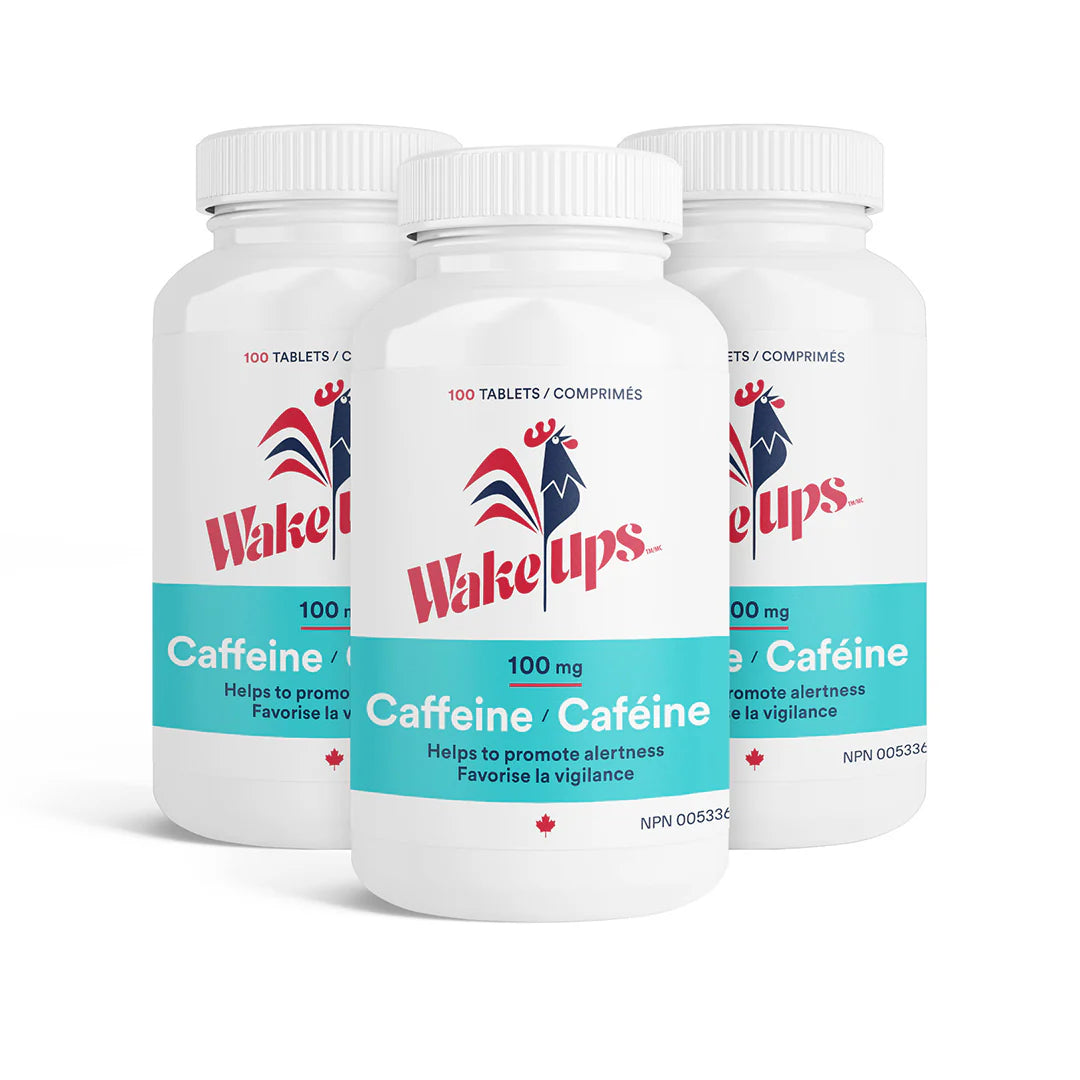 100mg Caffeine | Wake-Ups | 100 Tablets