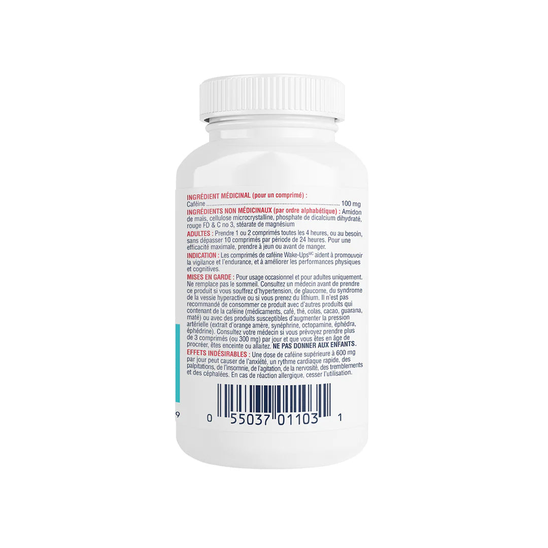 100mg Caffeine | Wake-Ups | 100 Tablets