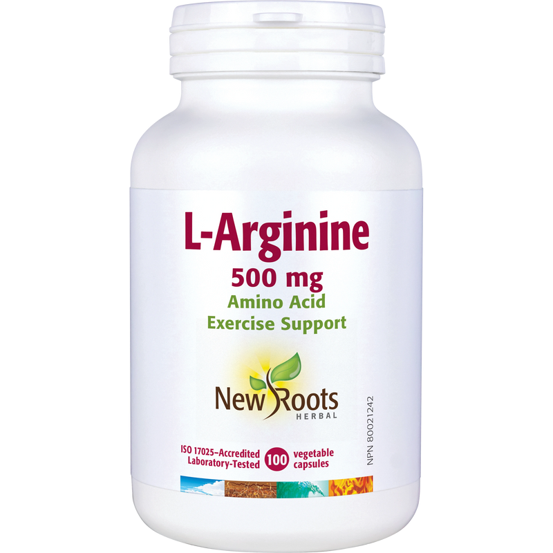 L-Arginine 500 mg | New Roots HERBAL® | 100 Capsules