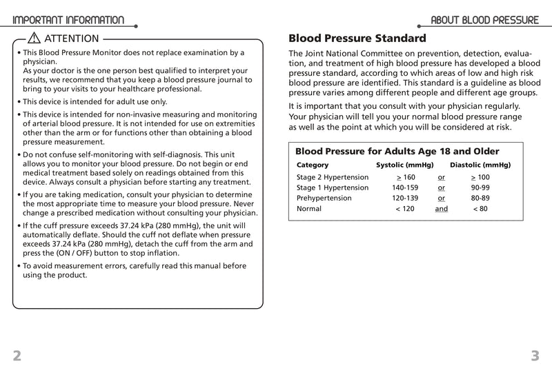 EssentiA+ Blood Pressure Monitor | Physio Logic® | Blood Pressure Device