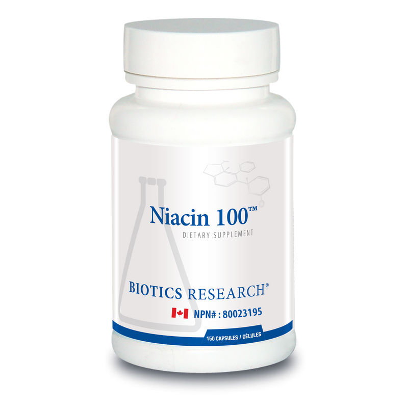 Niacin 100™ | Biotics Research® | 150 Capsules