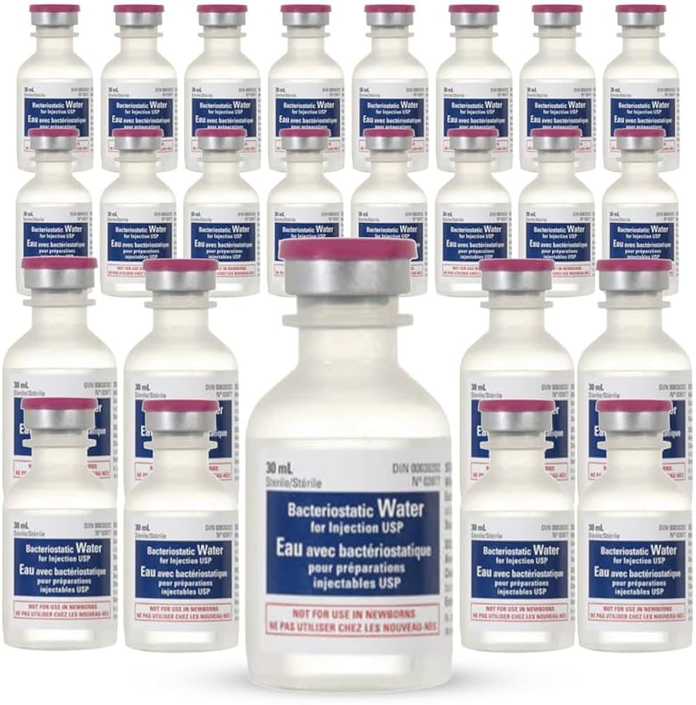 Bacteriostatic Water by Hospira Pfizer® – Sterile Diluent for Injection | 30 mL