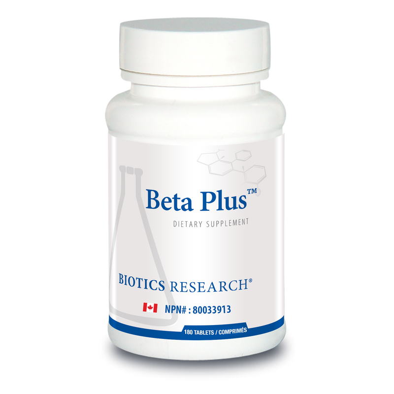 Beta Plus™ | Biotics Research | 90 or 180 Tablets