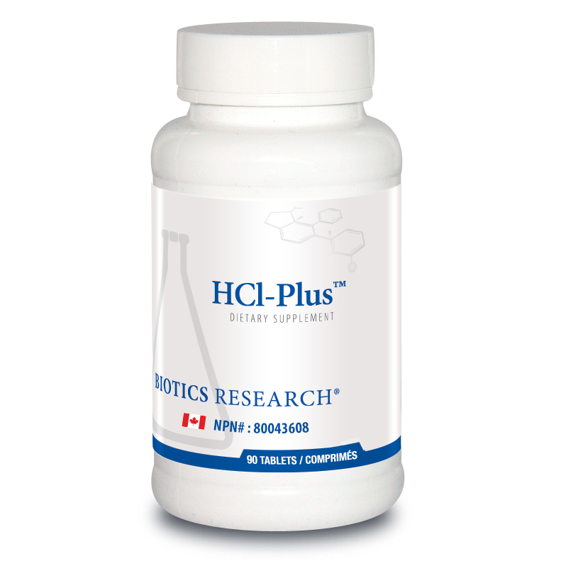 HCl-Plus™  | Biotics Research® | 90 Tablets